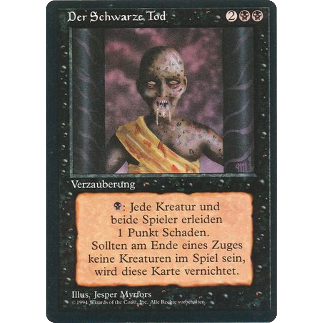MTG Singles - Pestilence - Foreign Black Bordered - German - Regular