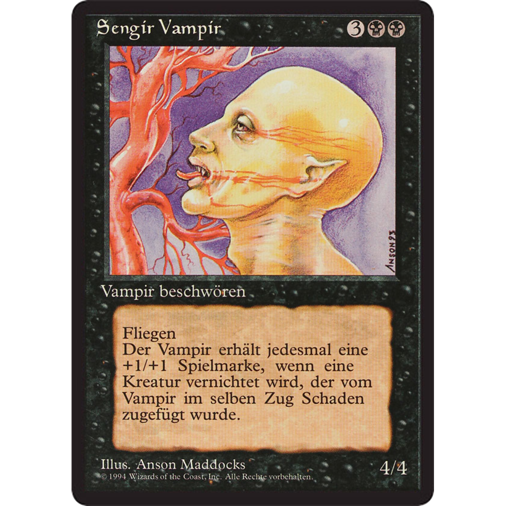 MTG Singles - Sengir Vampire - Foreign Black Bordered - German - Regular