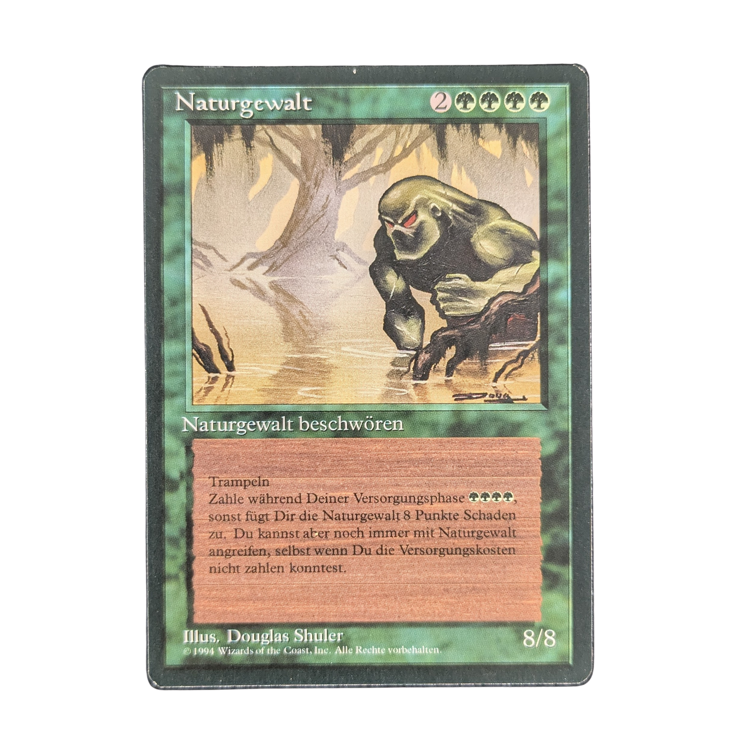 MTG Singles - Force of Nature - Foreign Black Bordered - German -