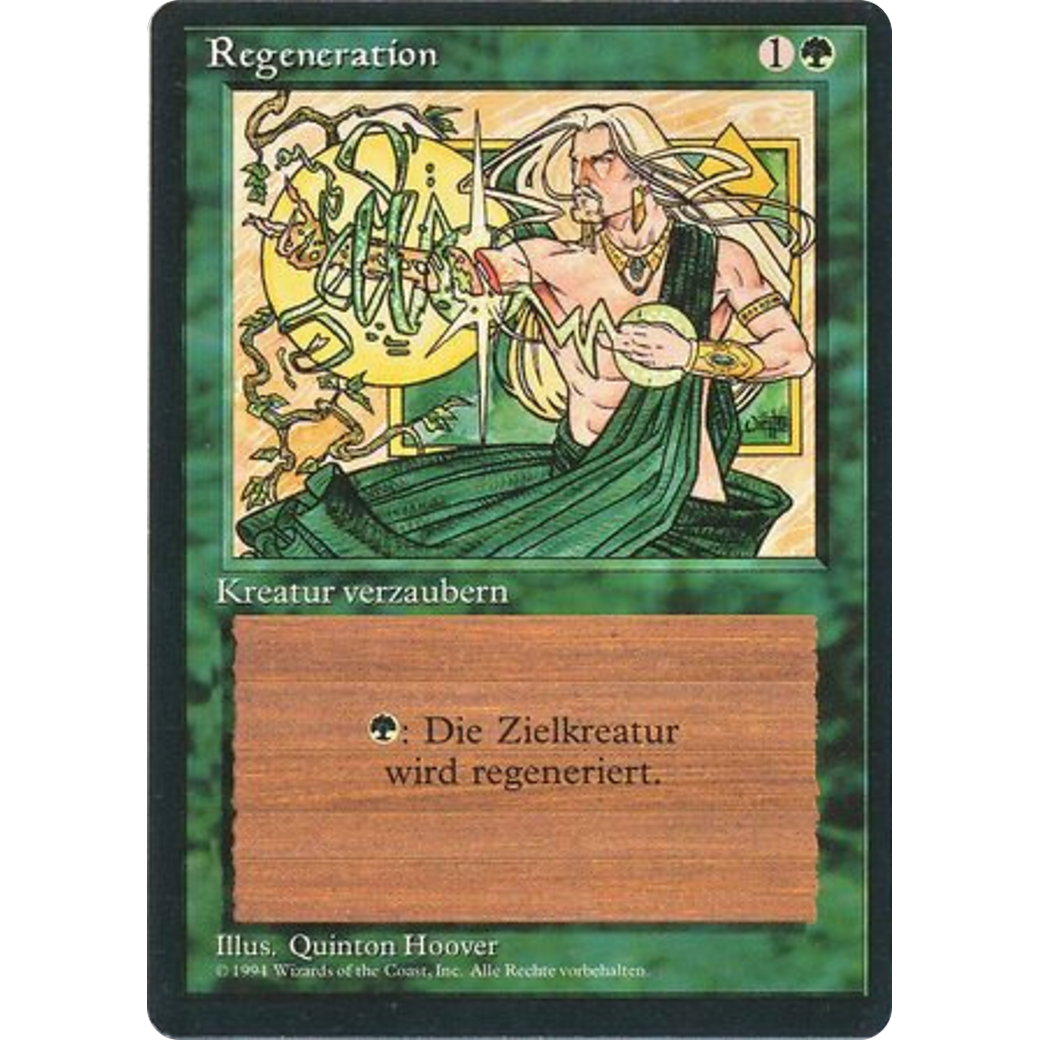 MTG Singles - Regeneration - Foreign Black Bordered - German - Regular