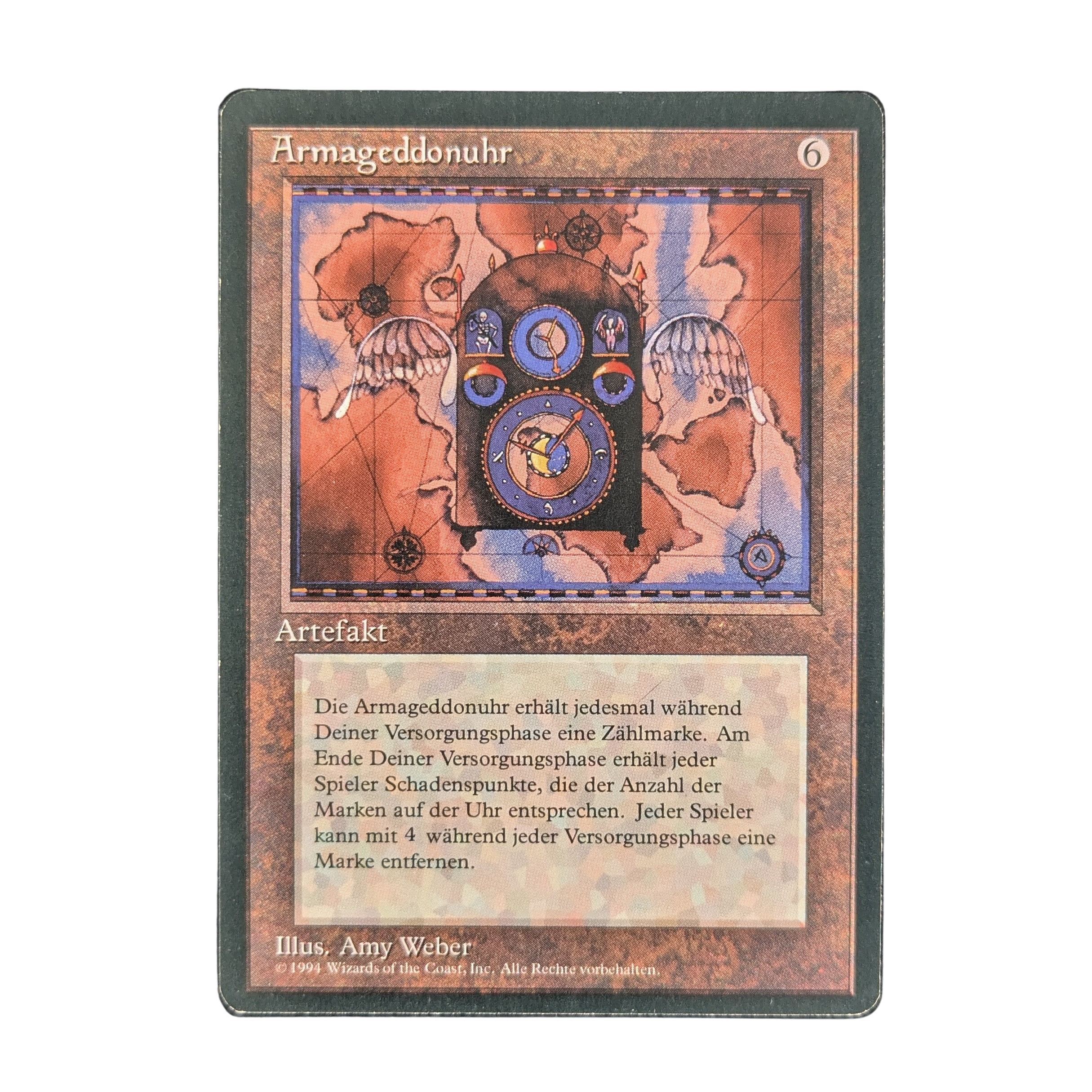 Armageddon Clock - Foreign Black Bordered