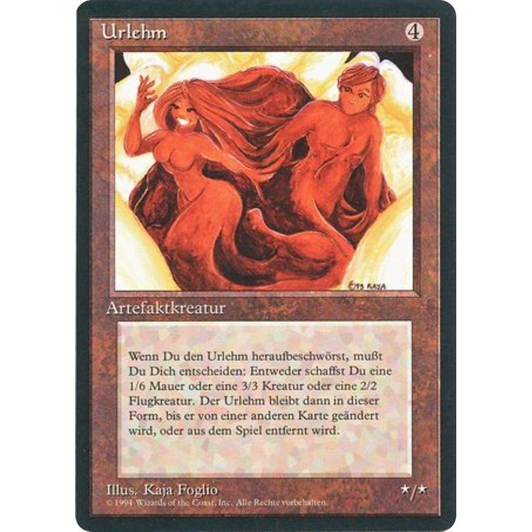 MTG Singles - Primal Clay - Foreign Black Bordered - German - Regular