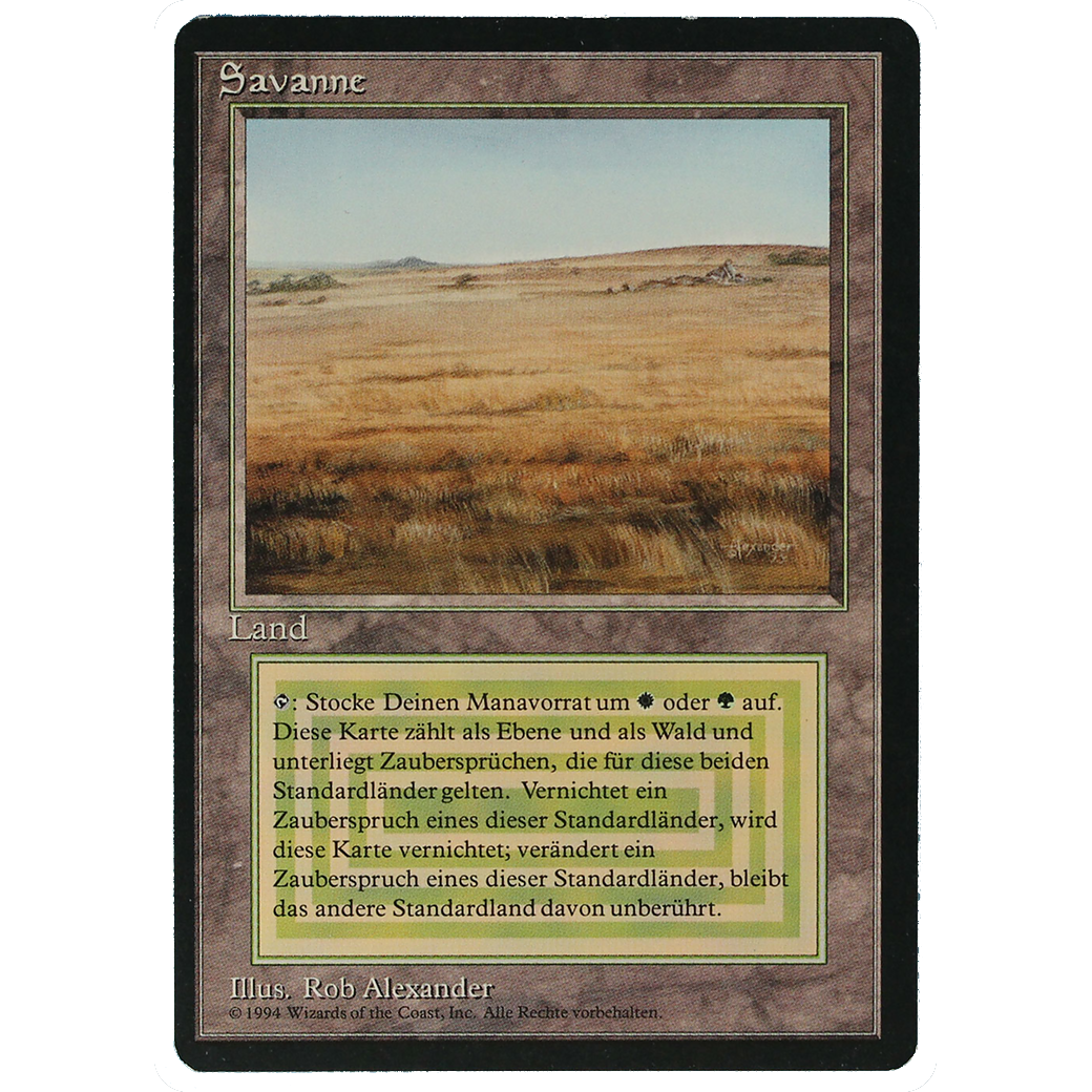 MTG Singles - Savannah - Foreign Black Bordered -