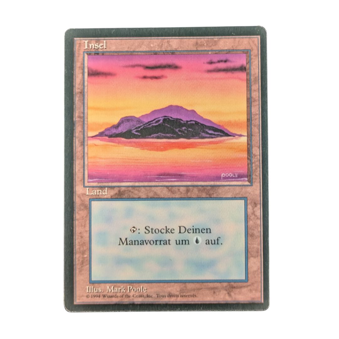 MTG Singles - Island (V.1) - Foreign Black Bordered - German - Regular