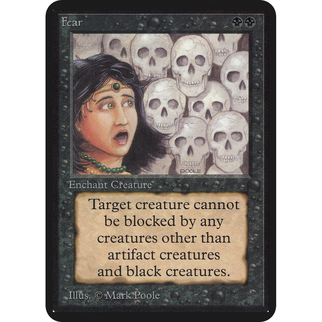 MTG Singles - Fear - Alpha - NM