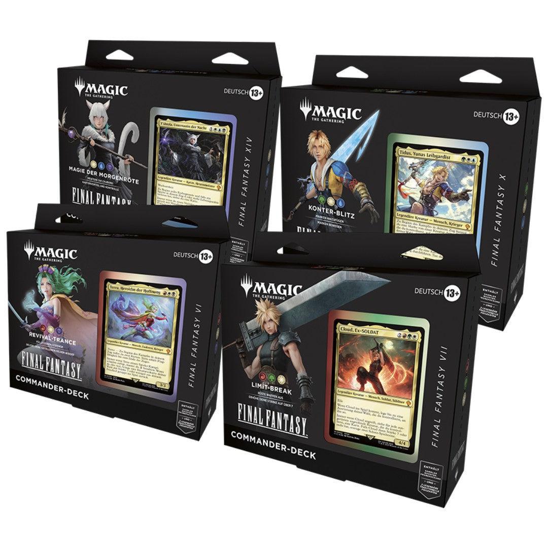 MTG Sealed Product - Final Fantasy Commander Deck Set - German