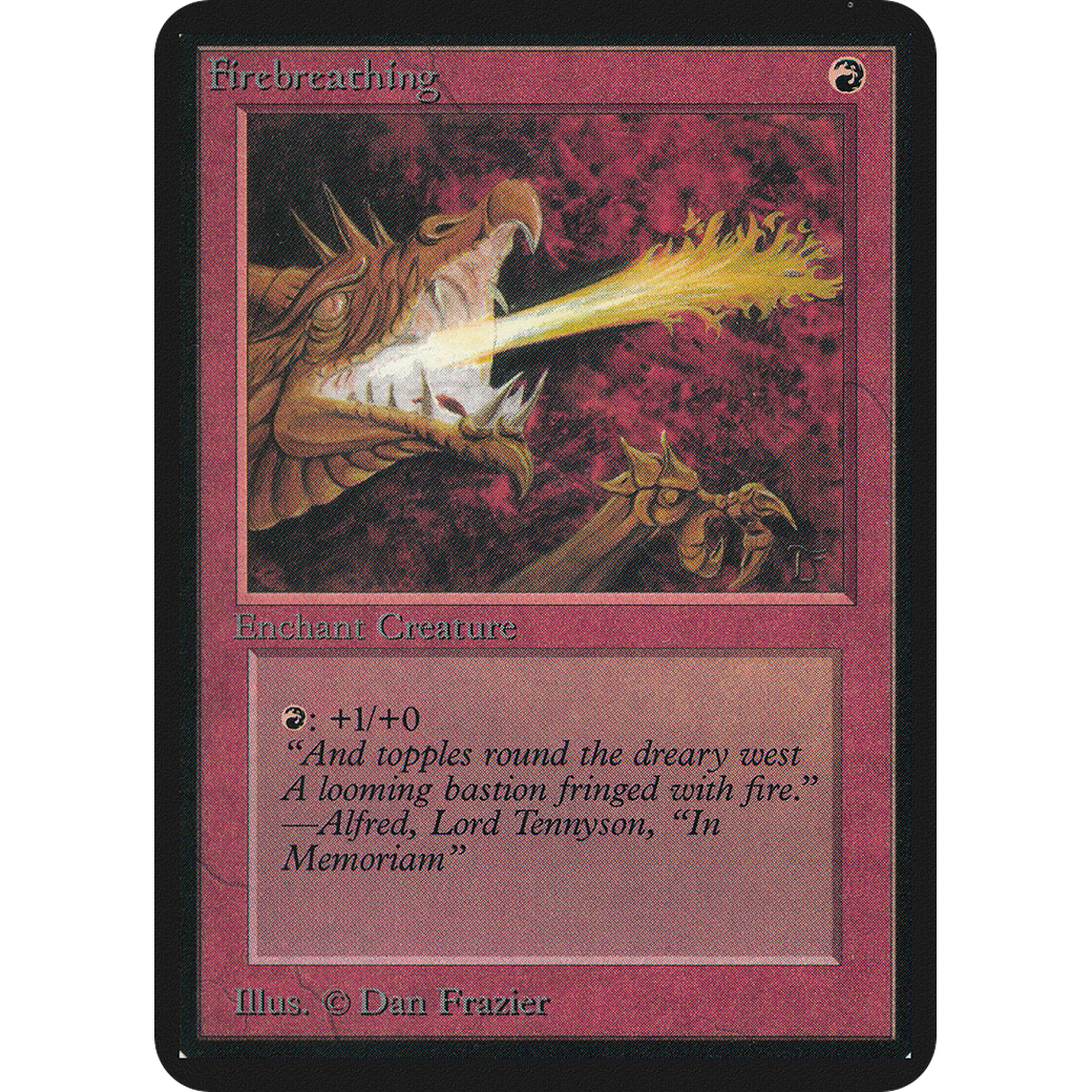 Magic the Gathering Firebreathing - Alpha NM