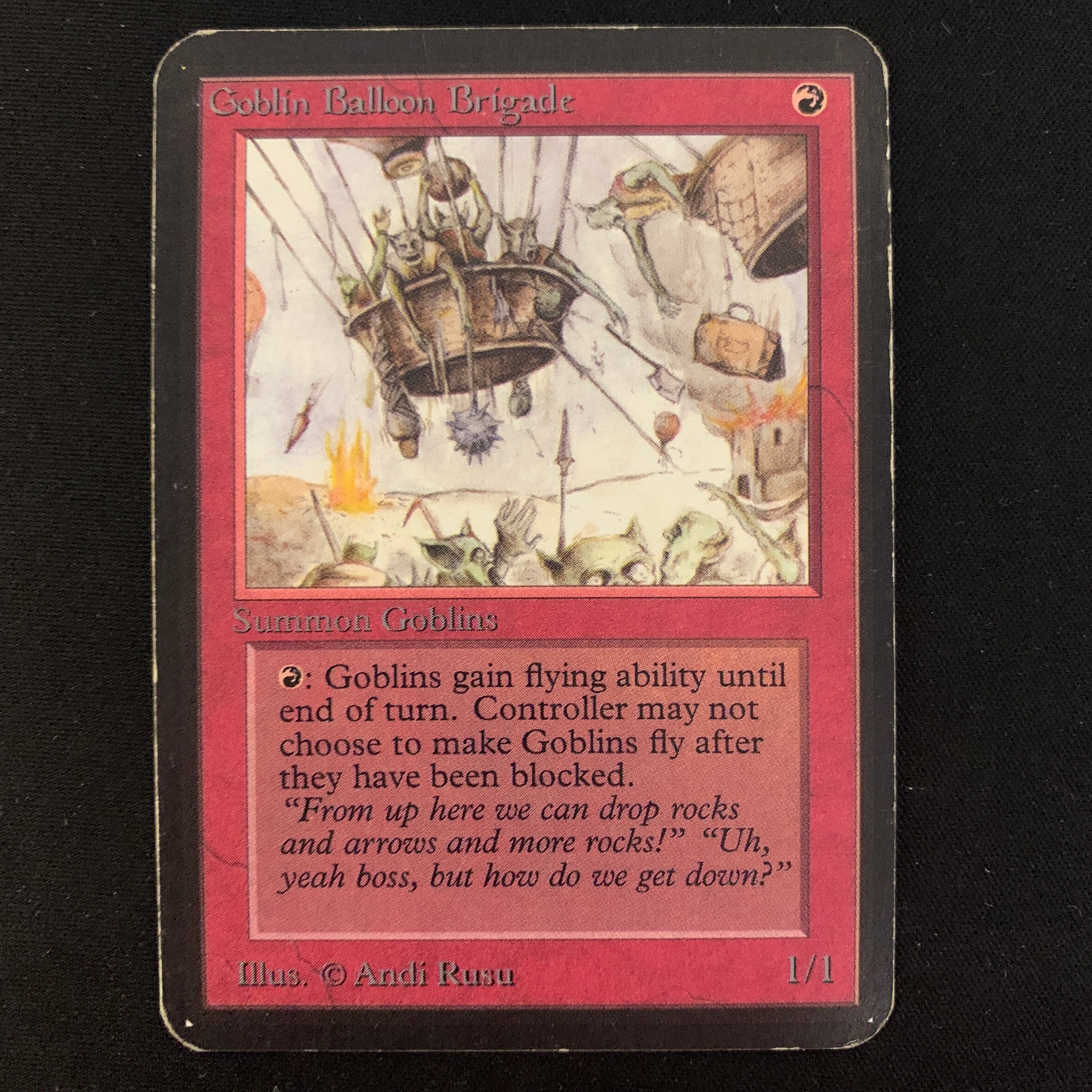 MTG Singles - Goblin Balloon Brigade - Alpha -