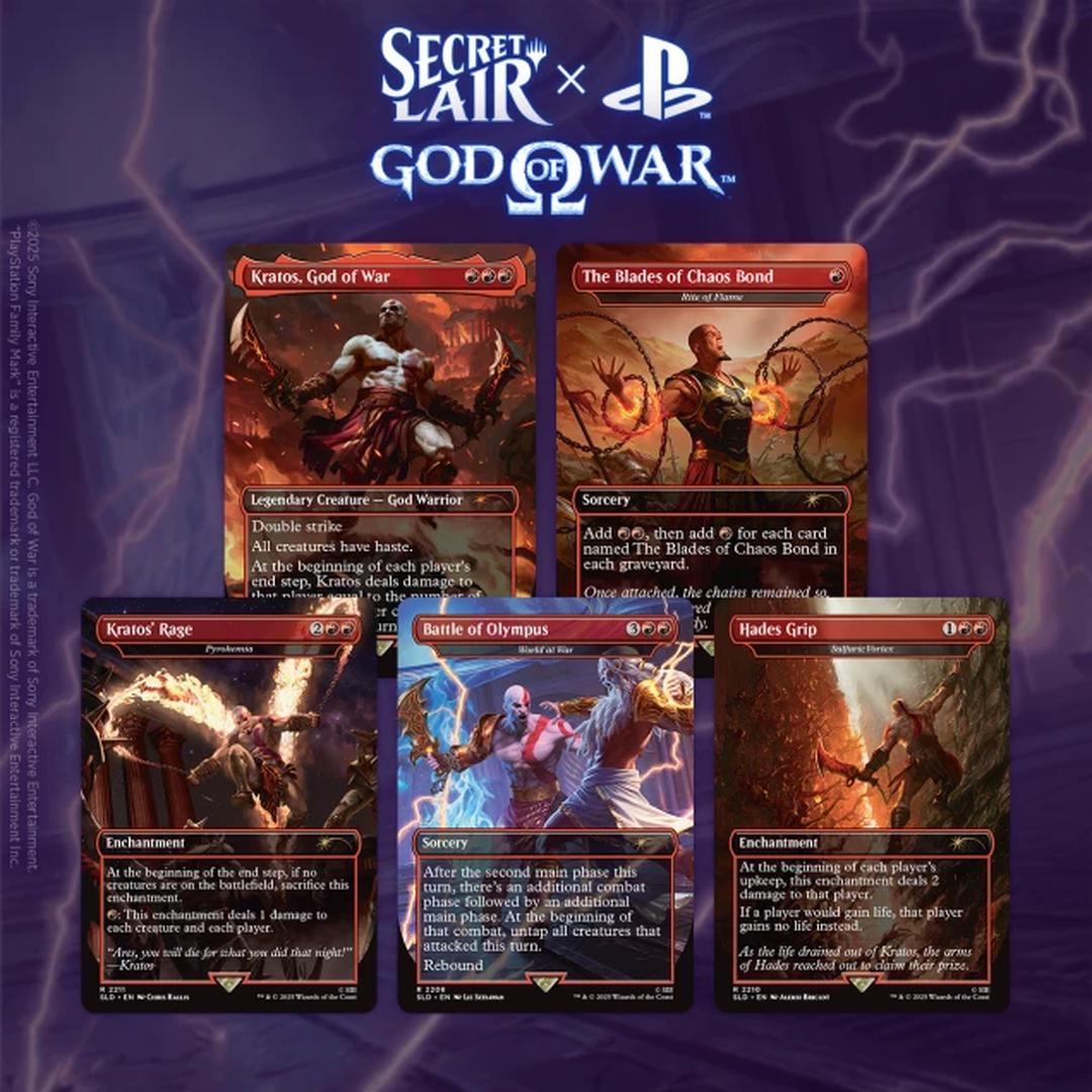 Secret Lair x Playstation Superdrop Secret Lair God of War: Greek Secret Lair x Playstation Superdrop Secret Lair God of War: Greek