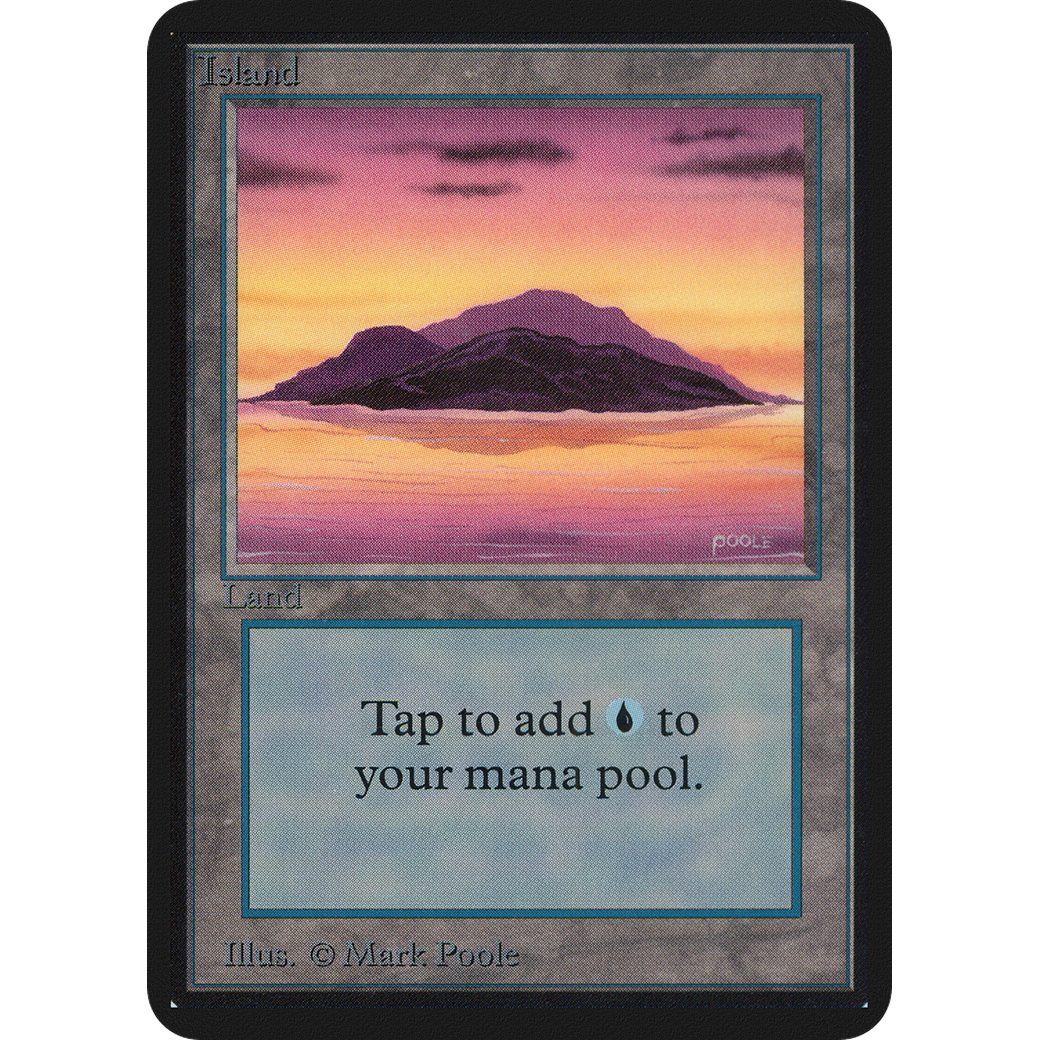 MTG Singles - Island (V.1) - Alpha - NM