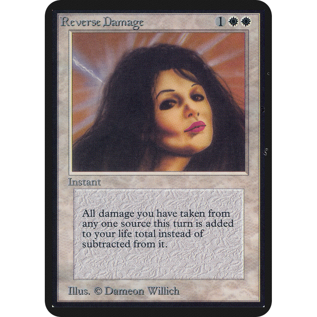 MTG Singles - Reverse Damage - Alpha -
