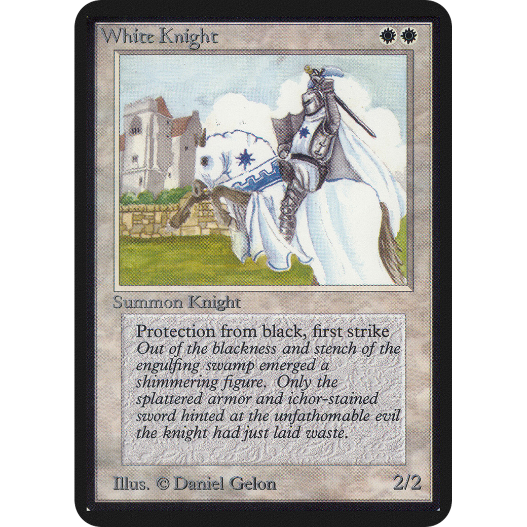 MTG Singles - White Knight - Alpha -