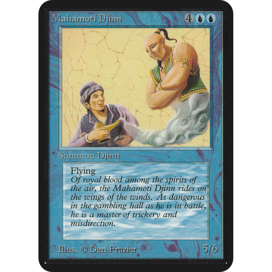MTG Singles - Mahamoti Djinn - Alpha -