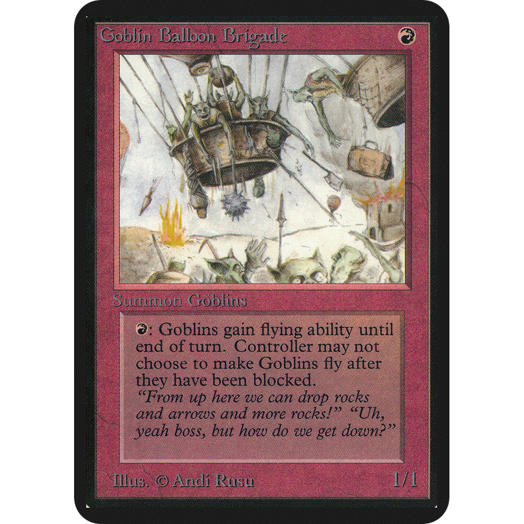 MTG Singles - Goblin Balloon Brigade - Alpha -