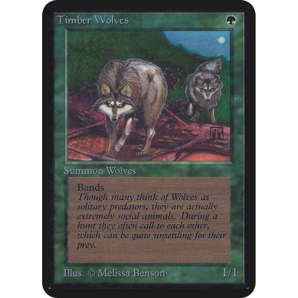 MTG Singles - Timber Wolves - Alpha -