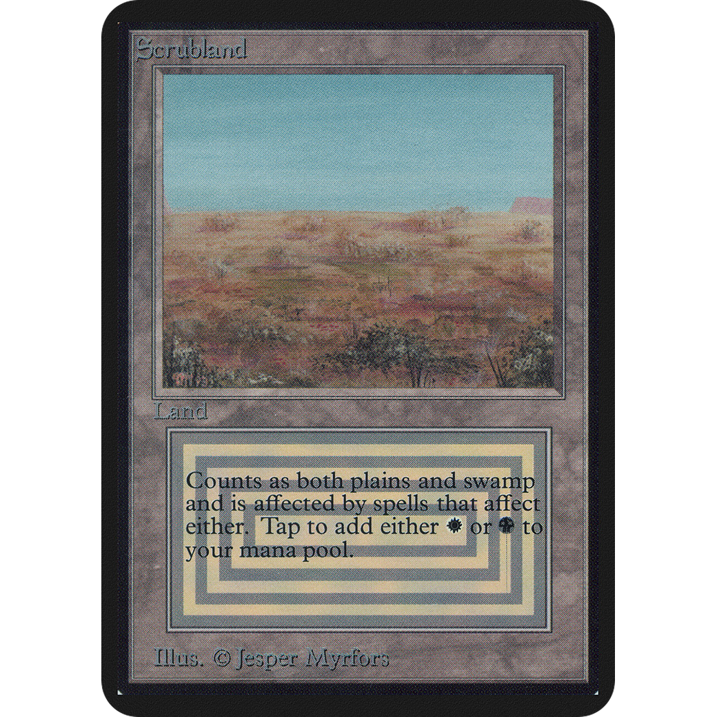 早いもの勝ち MTG Scrubland スクラブランド 3ED Scrubland》[3ED] 土地R | 日本最大級 MTG通販サイト「晴れる屋」