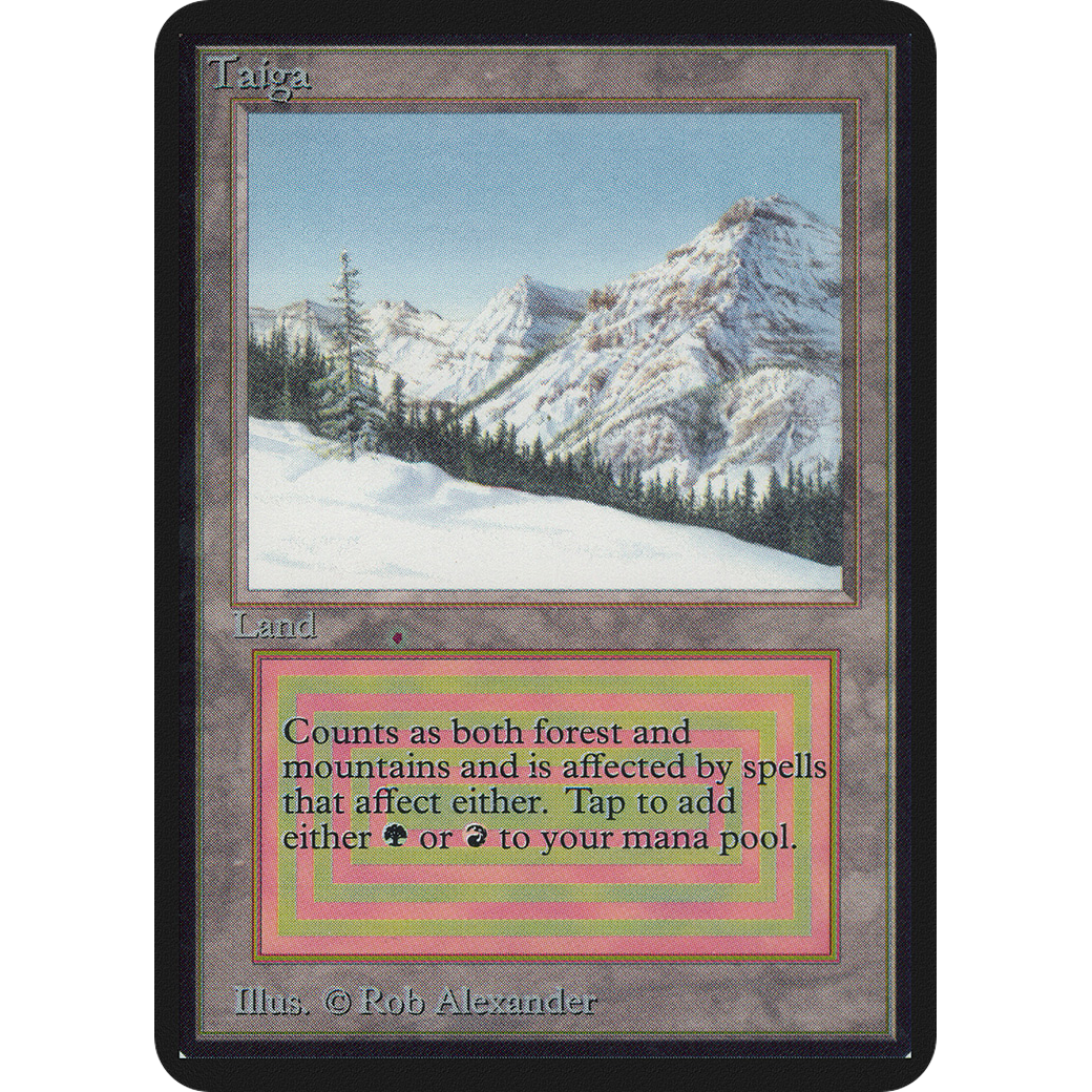 taiga mtg card Taiga Revised Edition (3ED) #287 Scryfall Magic: The Gathering Search