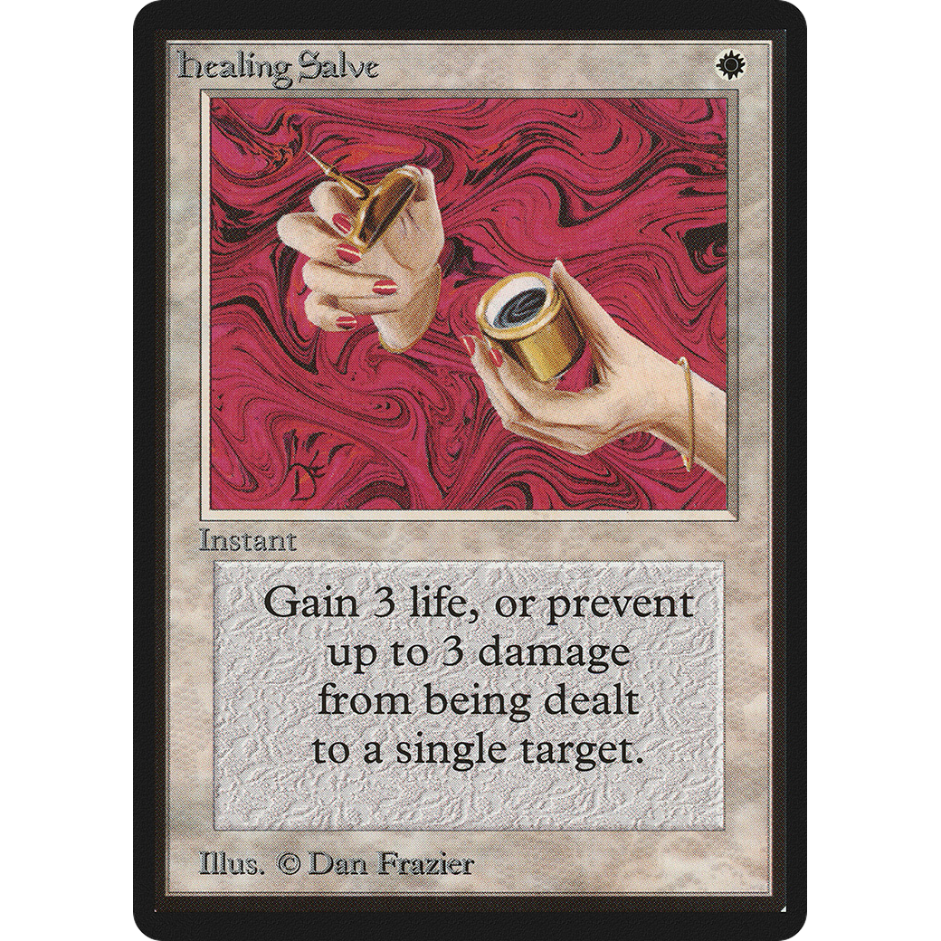 MTG Singles - Healing Salve - Beta - Regular