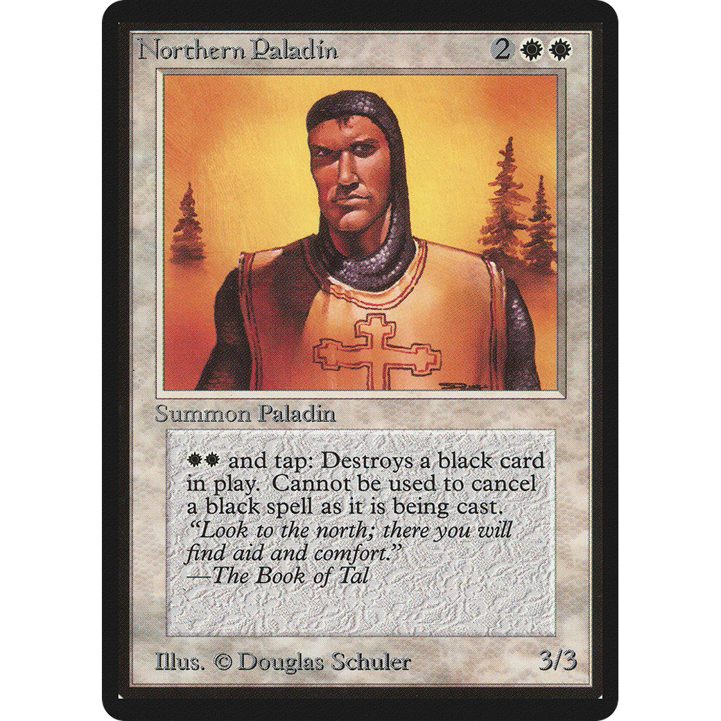 MTG Singles - Northern Paladin - Beta -