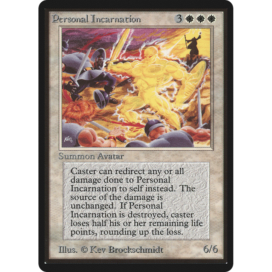 MTG Singles - Personal Incarnation - Beta - Regular