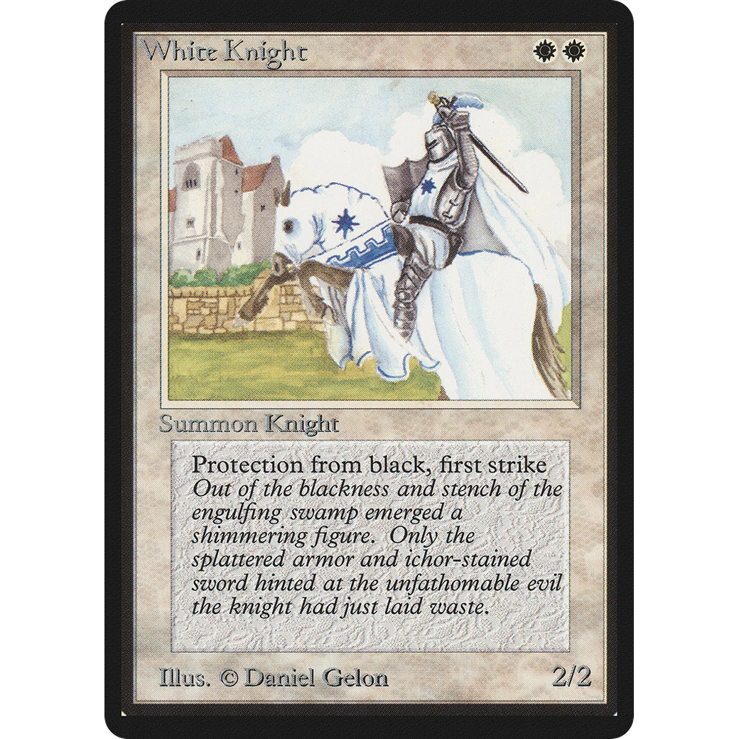 MTG Singles - White Knight - Beta - Regular