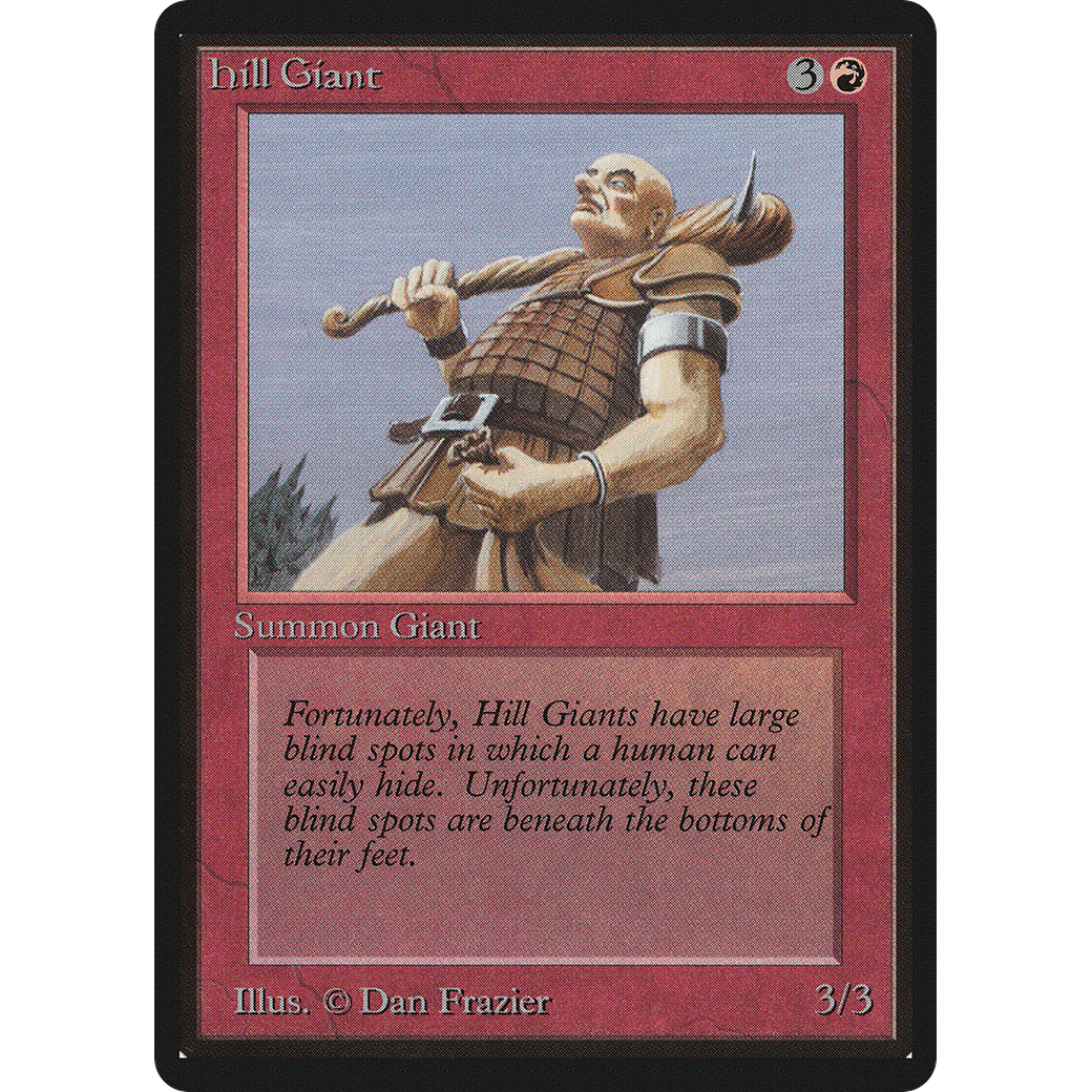 MTG Singles - Hill Giant - Beta - Regular
