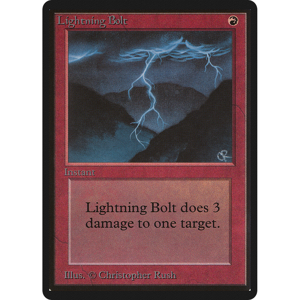 lightning bolt mtg card Lightning Bolt