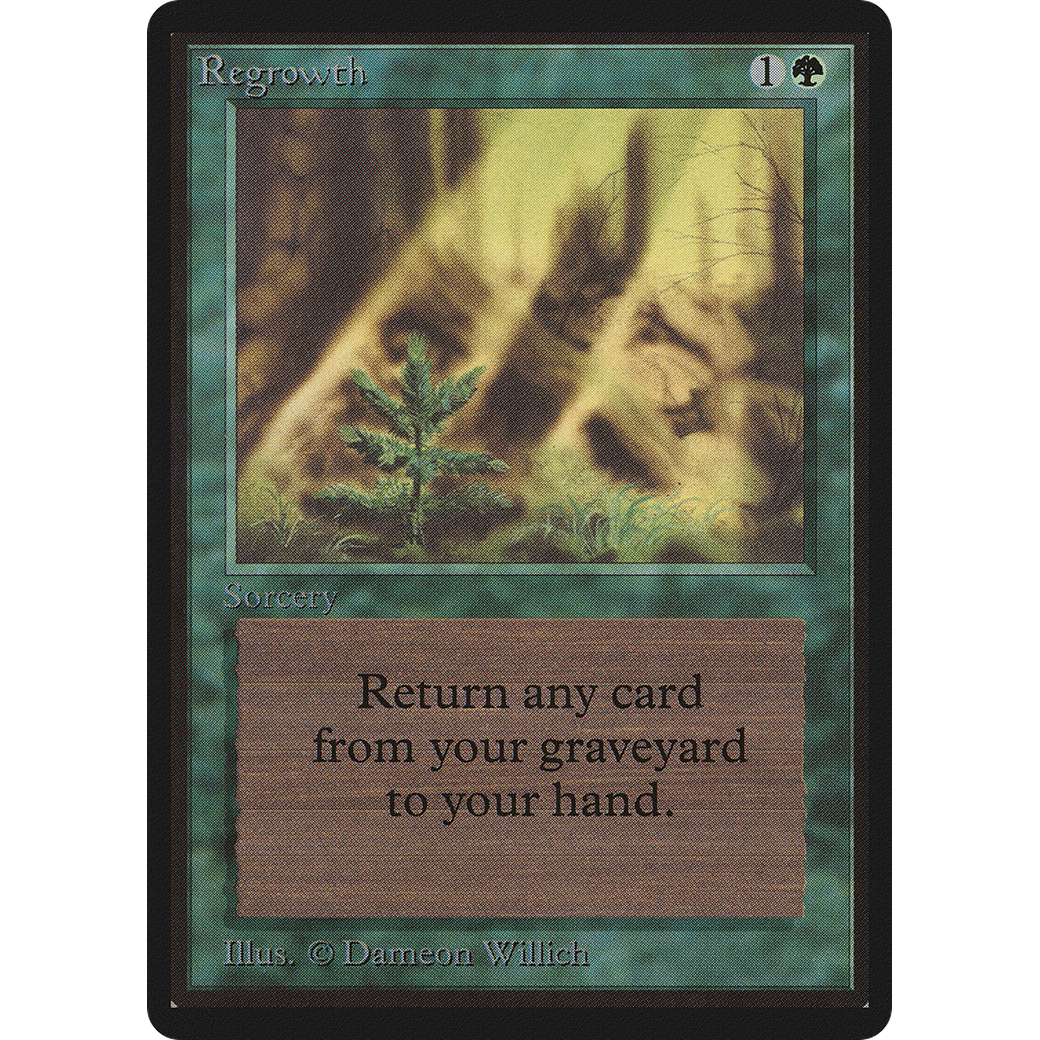 MTG Singles - Regrowth - Beta - Regular