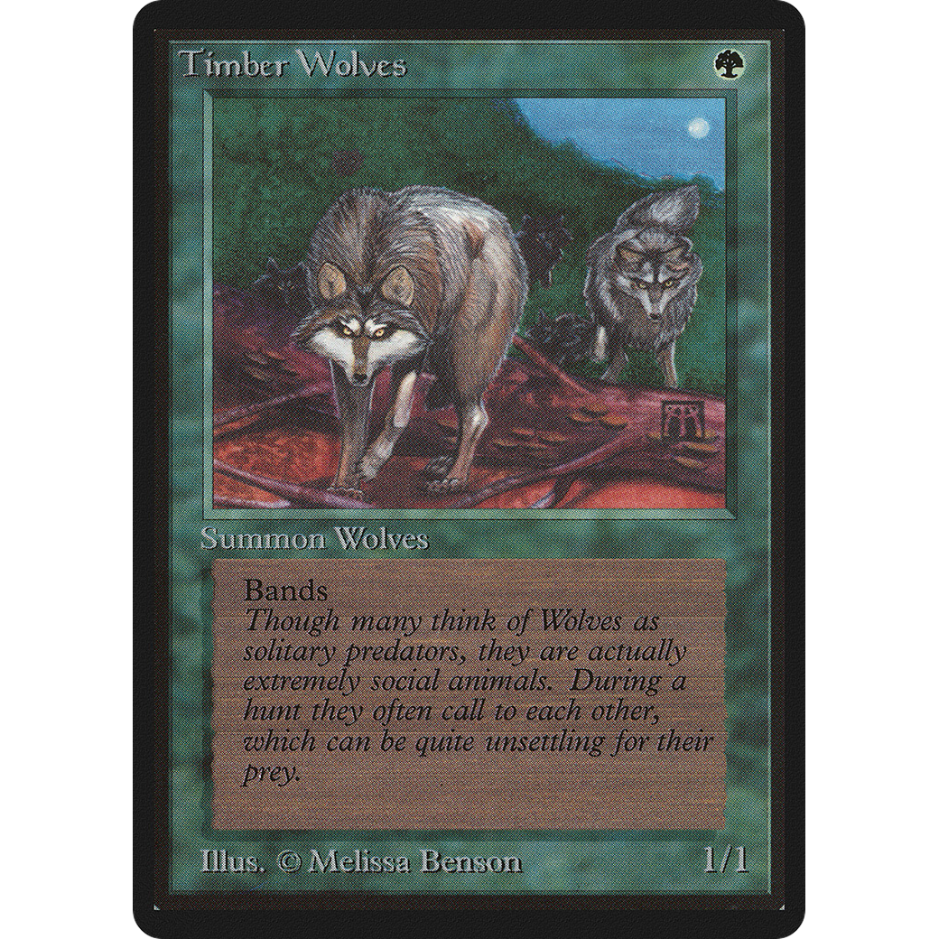MTG Singles - Timber Wolves - Beta -