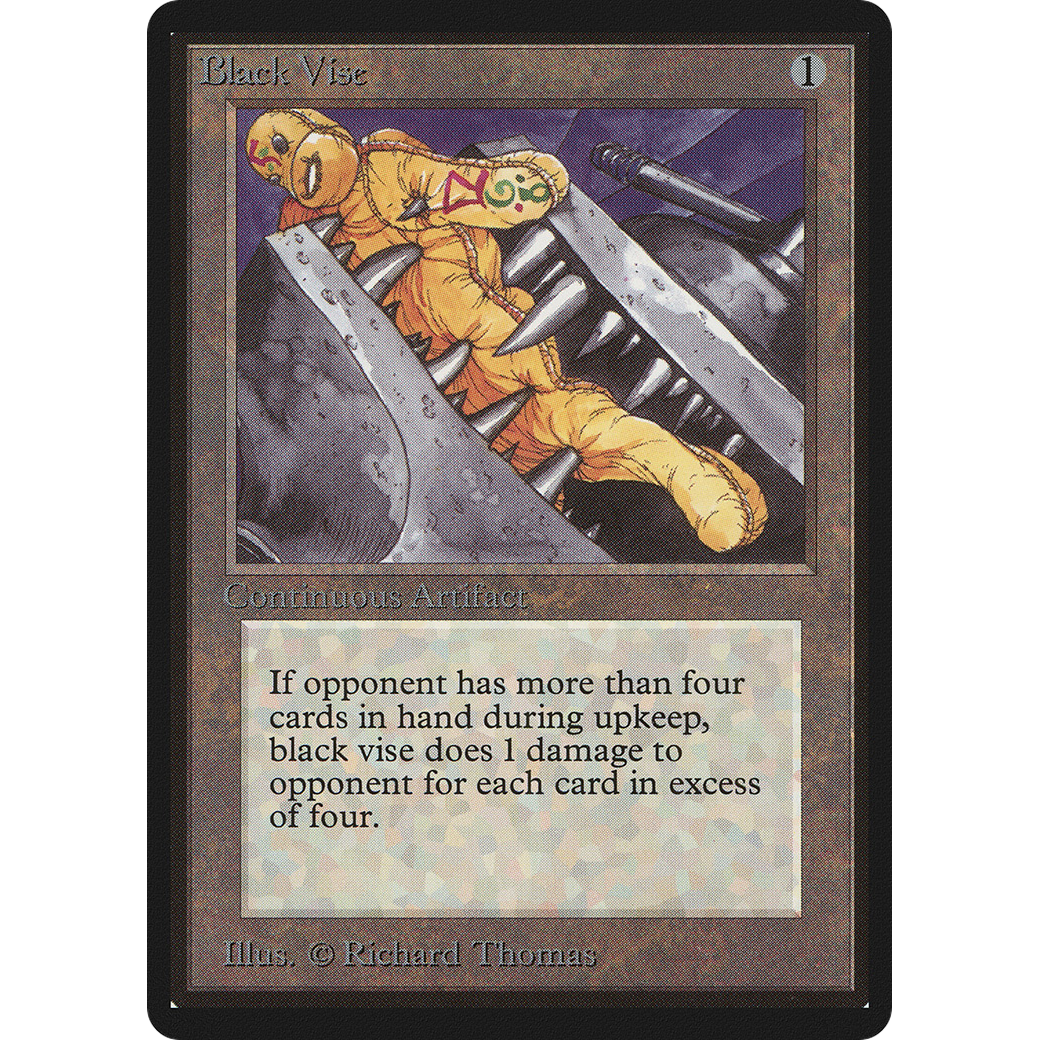 MTG Singles - Black Vise - Beta -