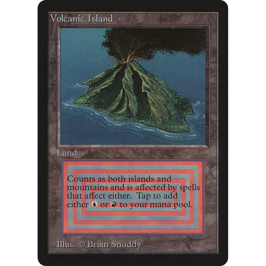 MTG Singles - Volcanic Island - Beta -