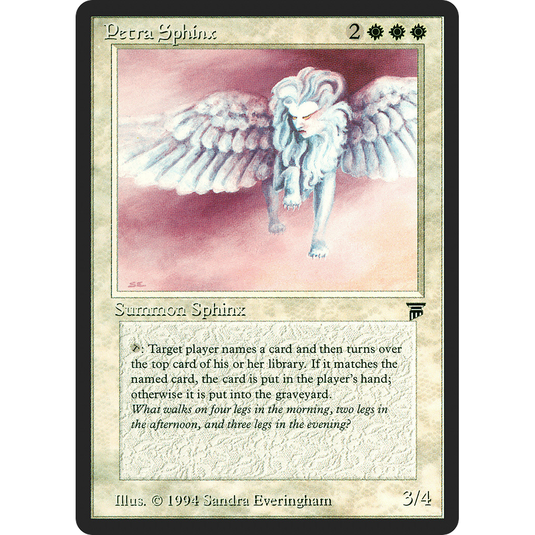 MTG Singles - Petra Sphinx - Legends - Regular