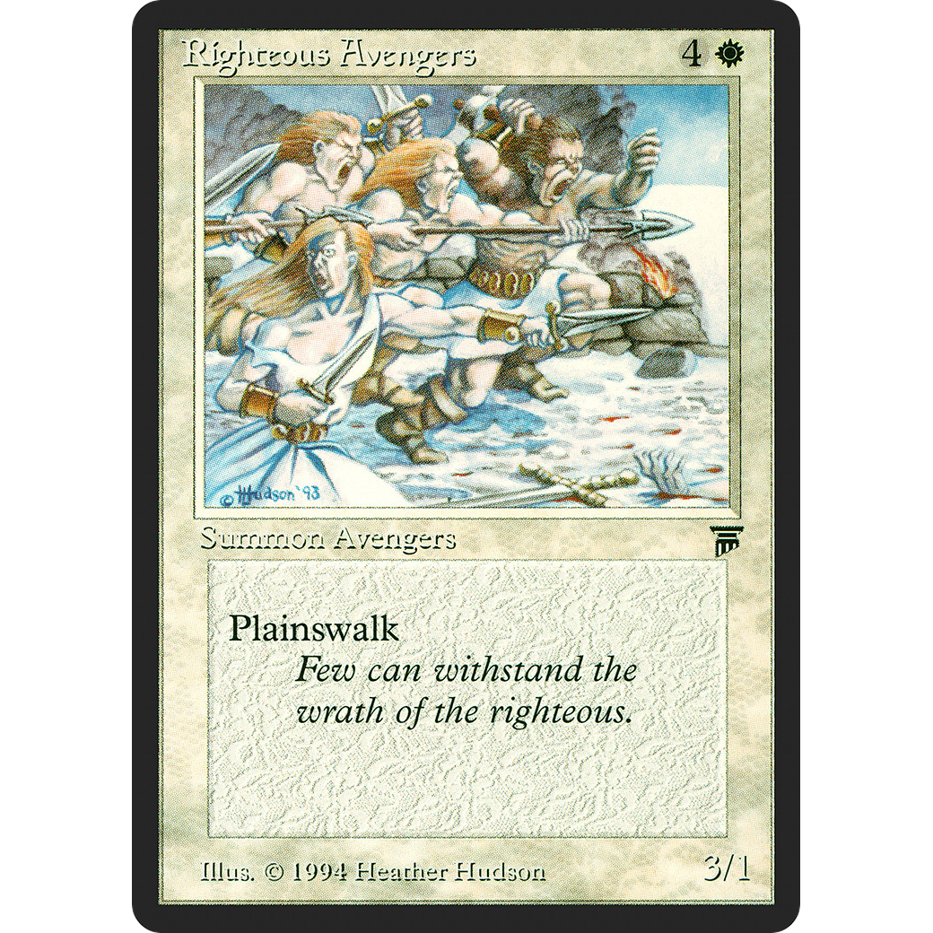 MTG Singles - Righteous Avengers - Legends - Regular