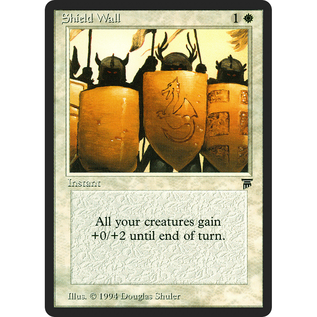 MTG Singles - Shield Wall - Legends - Regular