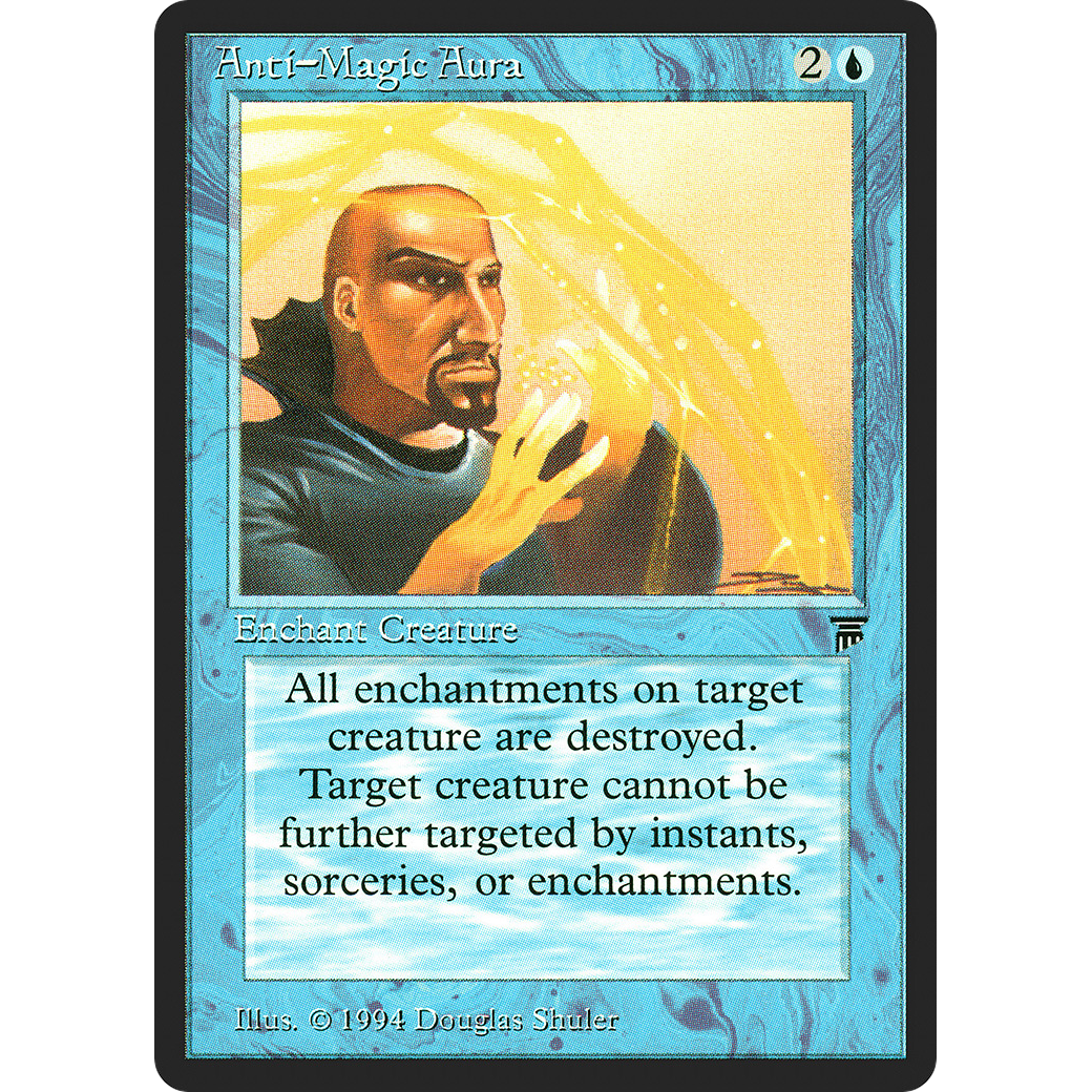 anti green cards mtg Anti-Magic Aura Commander Deck Ready-2-Play:Deck (ohne Zubehör) 2 When this creature leaves Magic The Gathering -