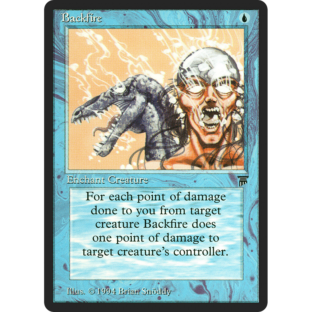 MTG Singles - Backfire - Legends - Regular