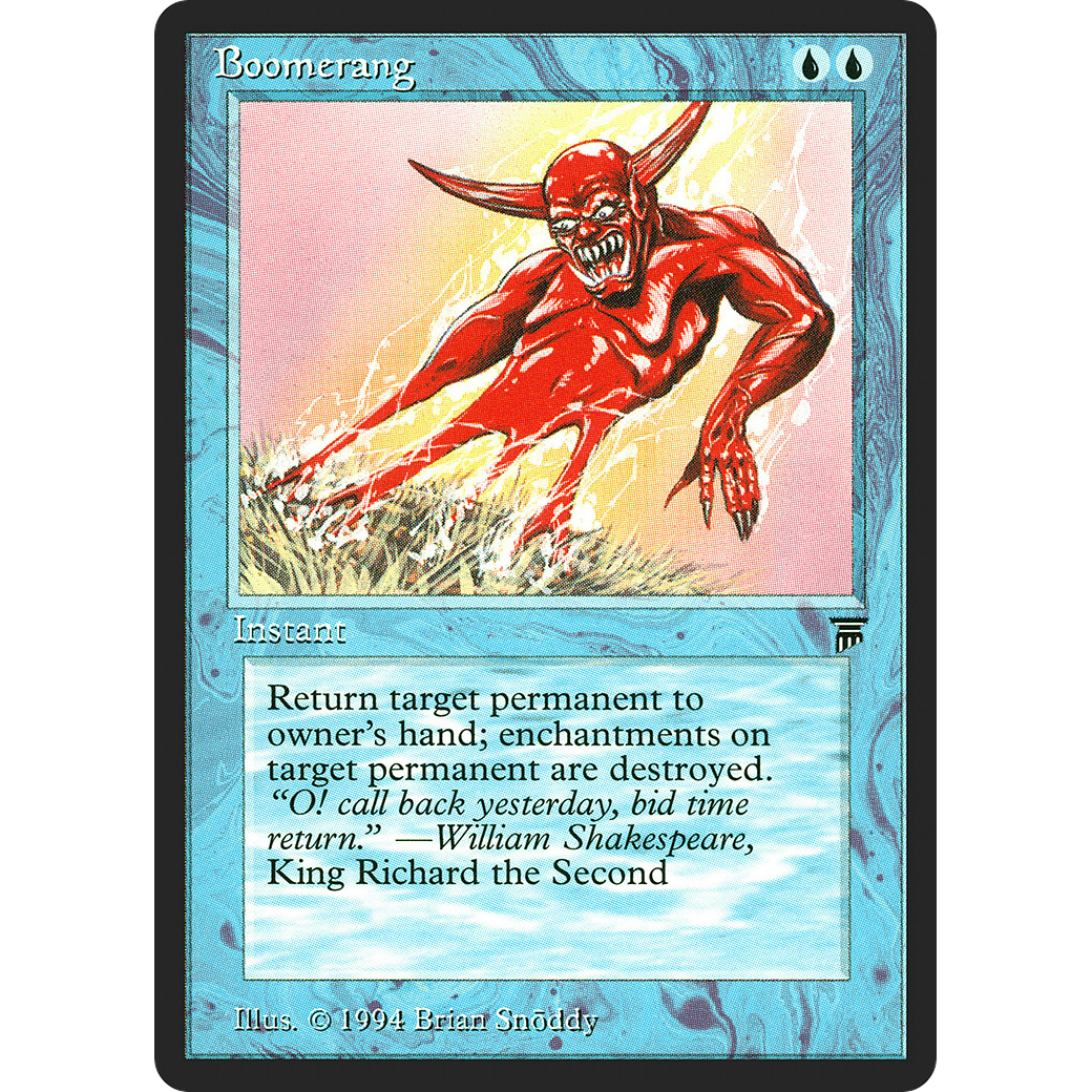 MTG Singles - Boomerang - Legends - Regular