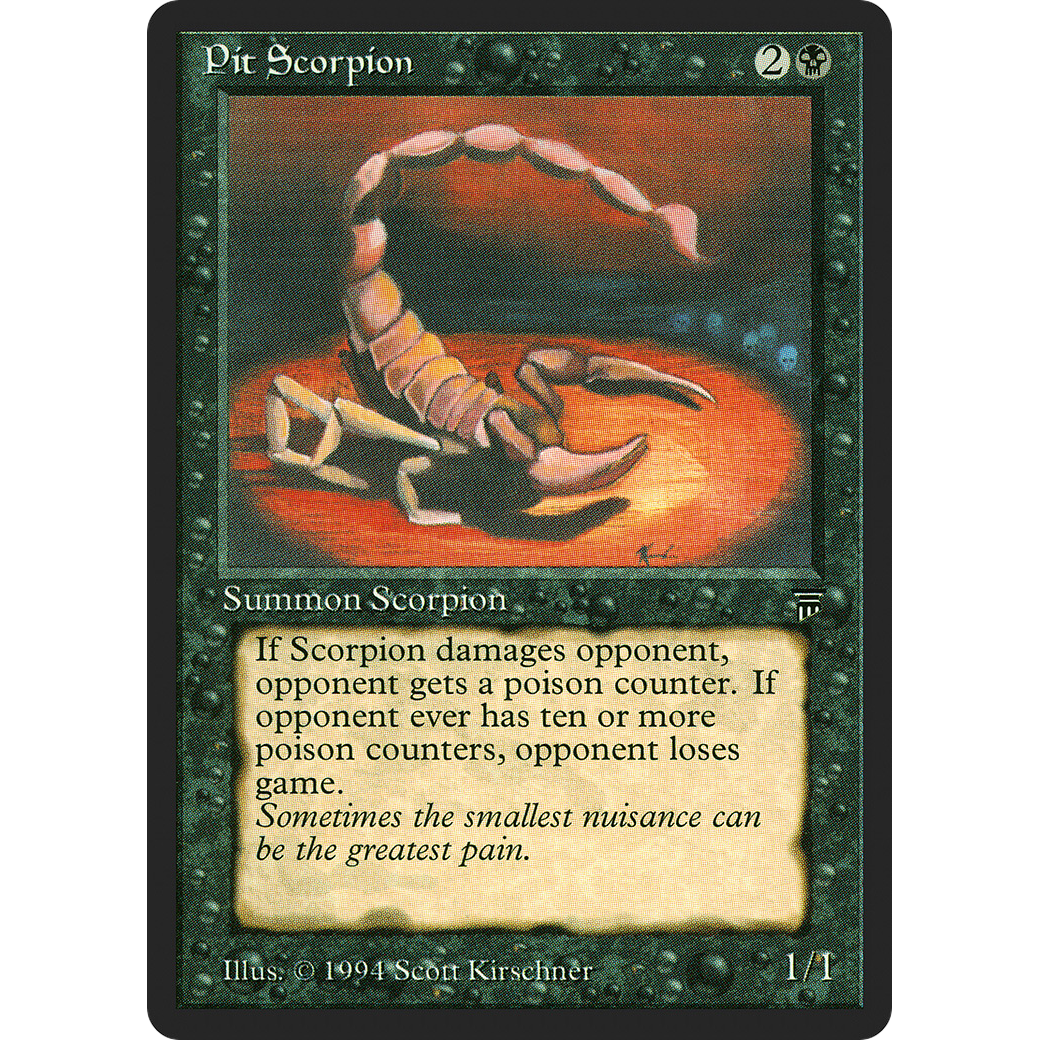MTG Singles - Pit Scorpion - Legends - Regular