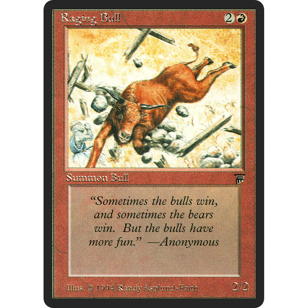 MTG Singles - Raging Bull - Legends - Regular
