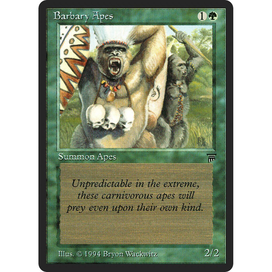 MTG Singles - Barbary Apes - Legends - Regular