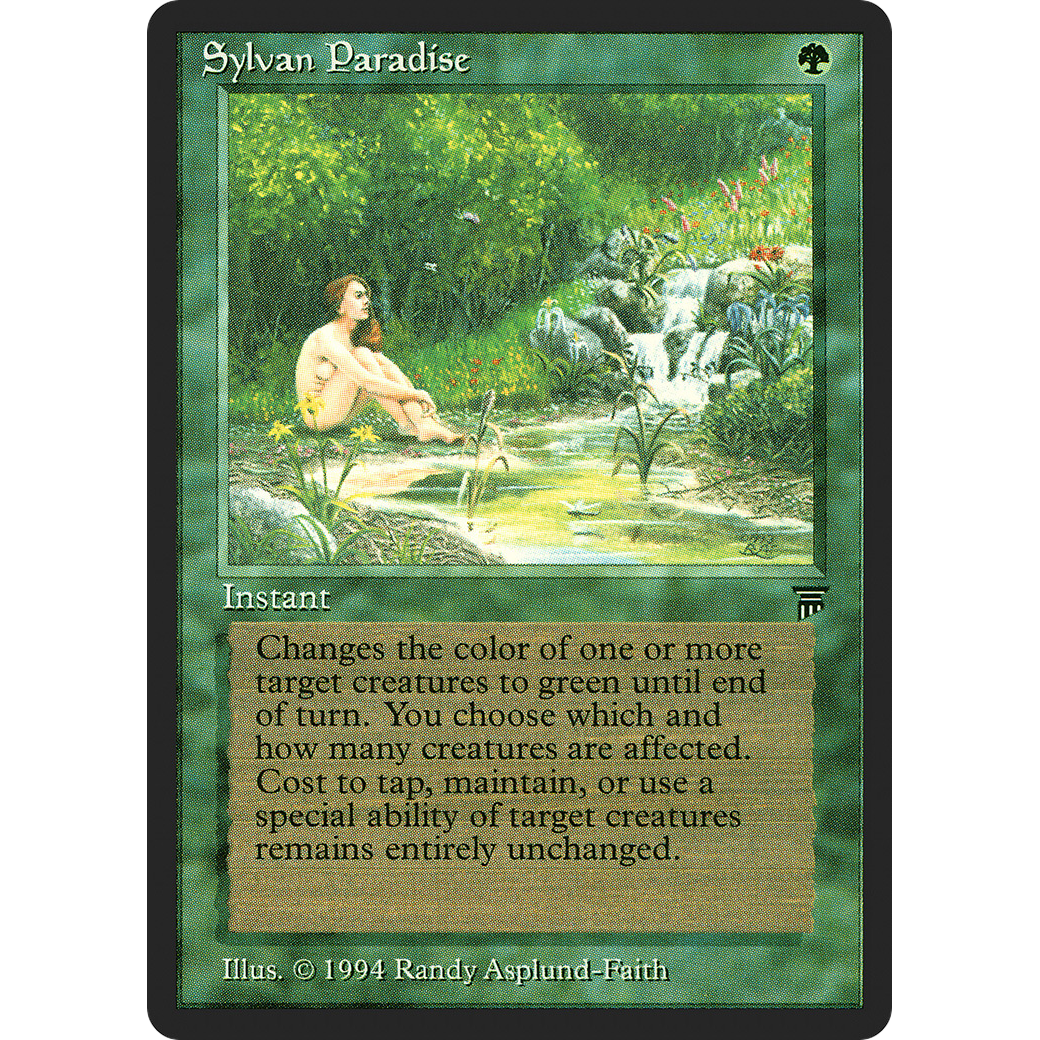 MTG Singles - Sylvan Paradise - Legends - Regular
