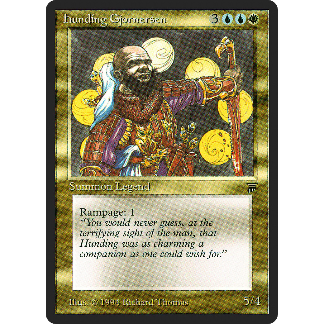 MTG Singles - Hunding Gjornersen - Legends - Regular