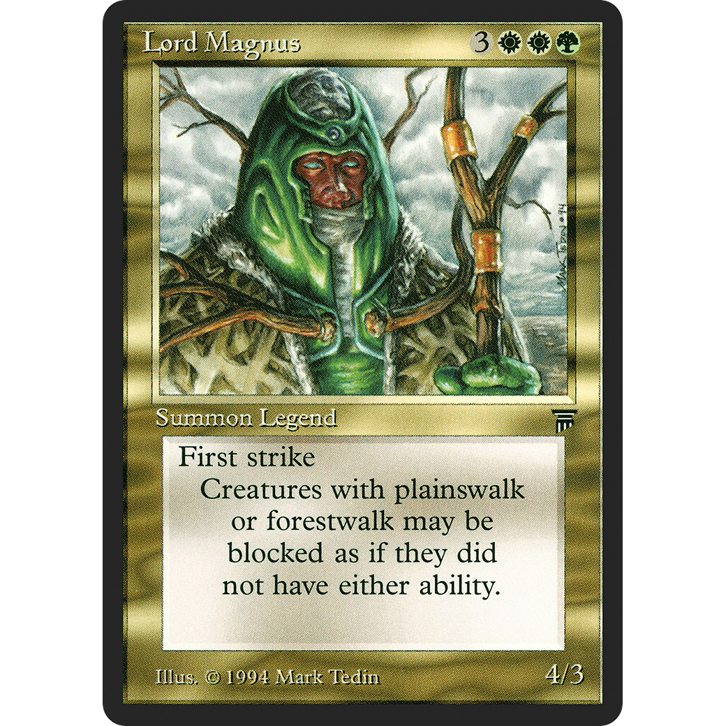 MTG Singles - Lord Magnus - Legends - Regular