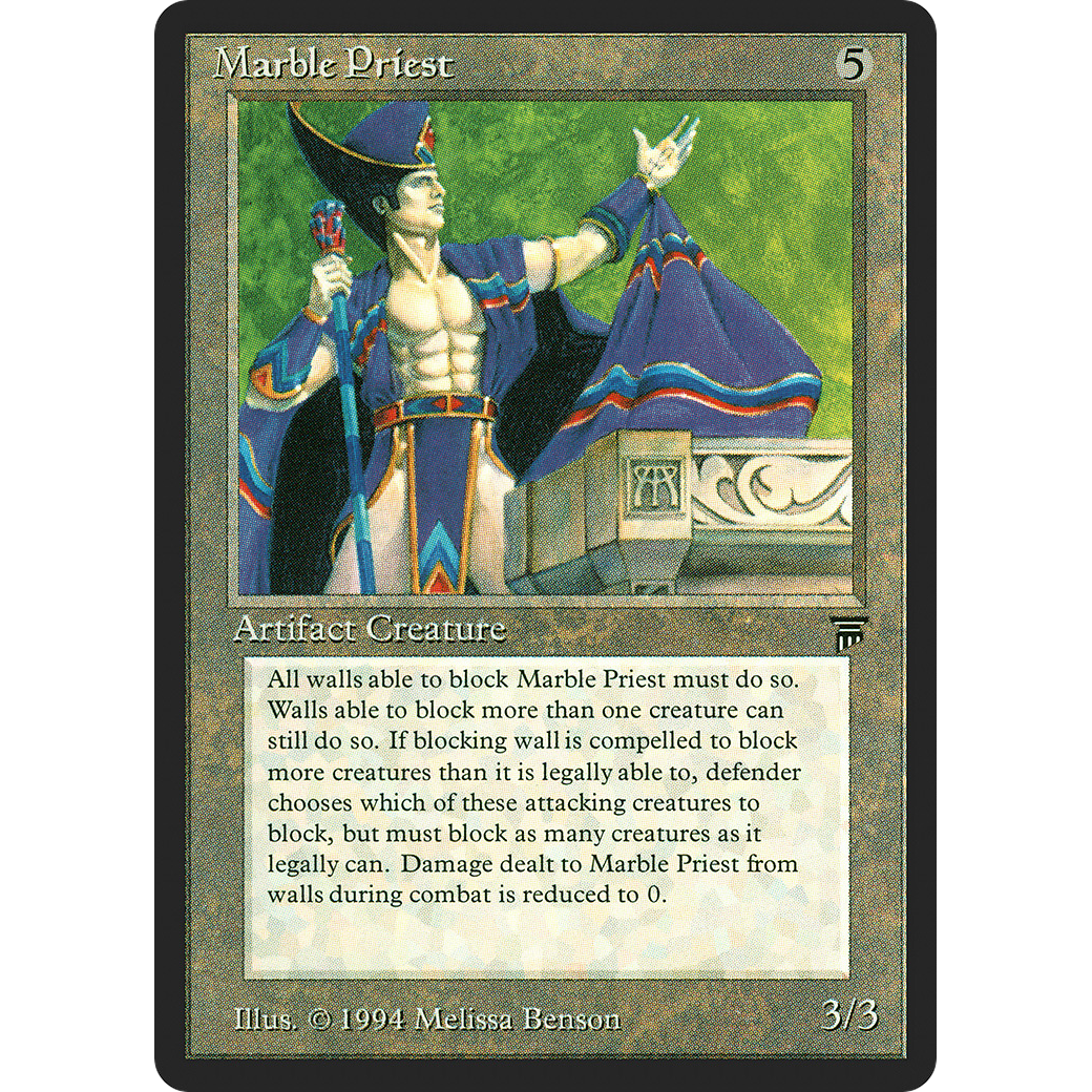 MTG Singles - Marble Priest - Legends - Regular