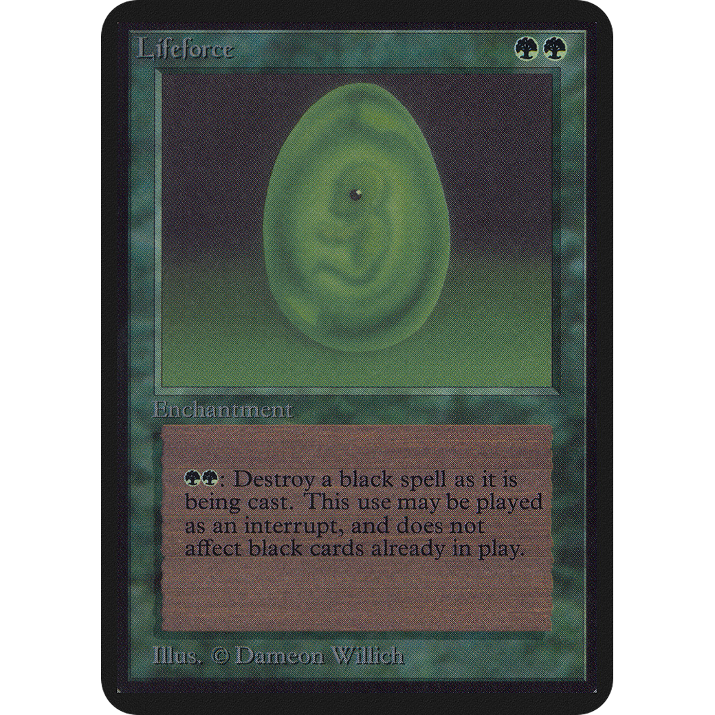MTG Singles - Lifeforce - Alpha - NM