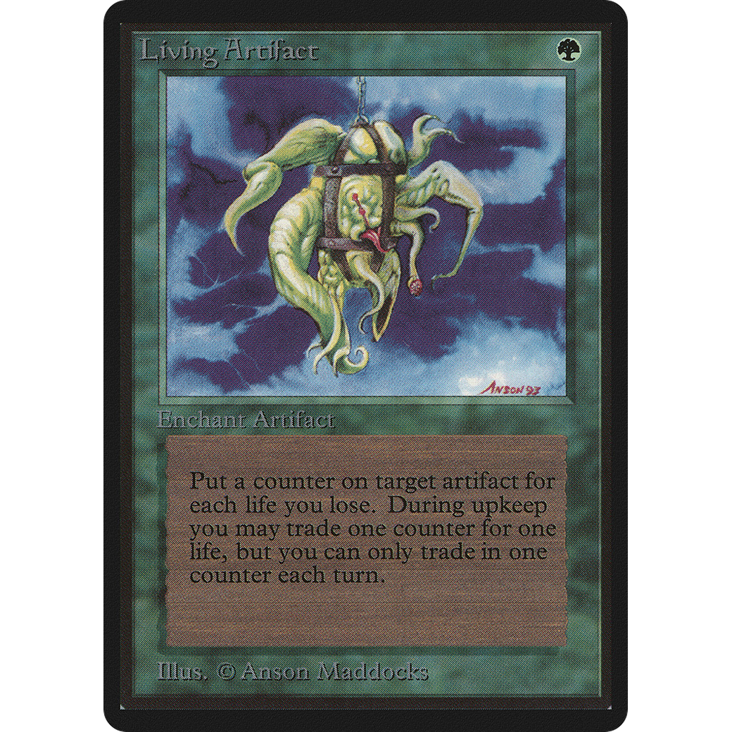MTG Singles - Living Artifact - Beta - NM