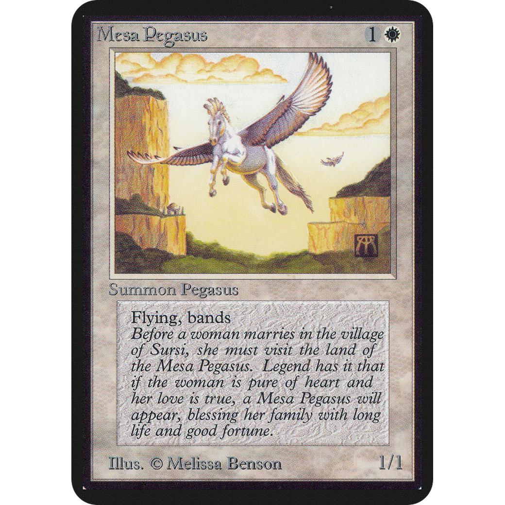 Magic the Gathering Mesa Pegasus - Alpha NM