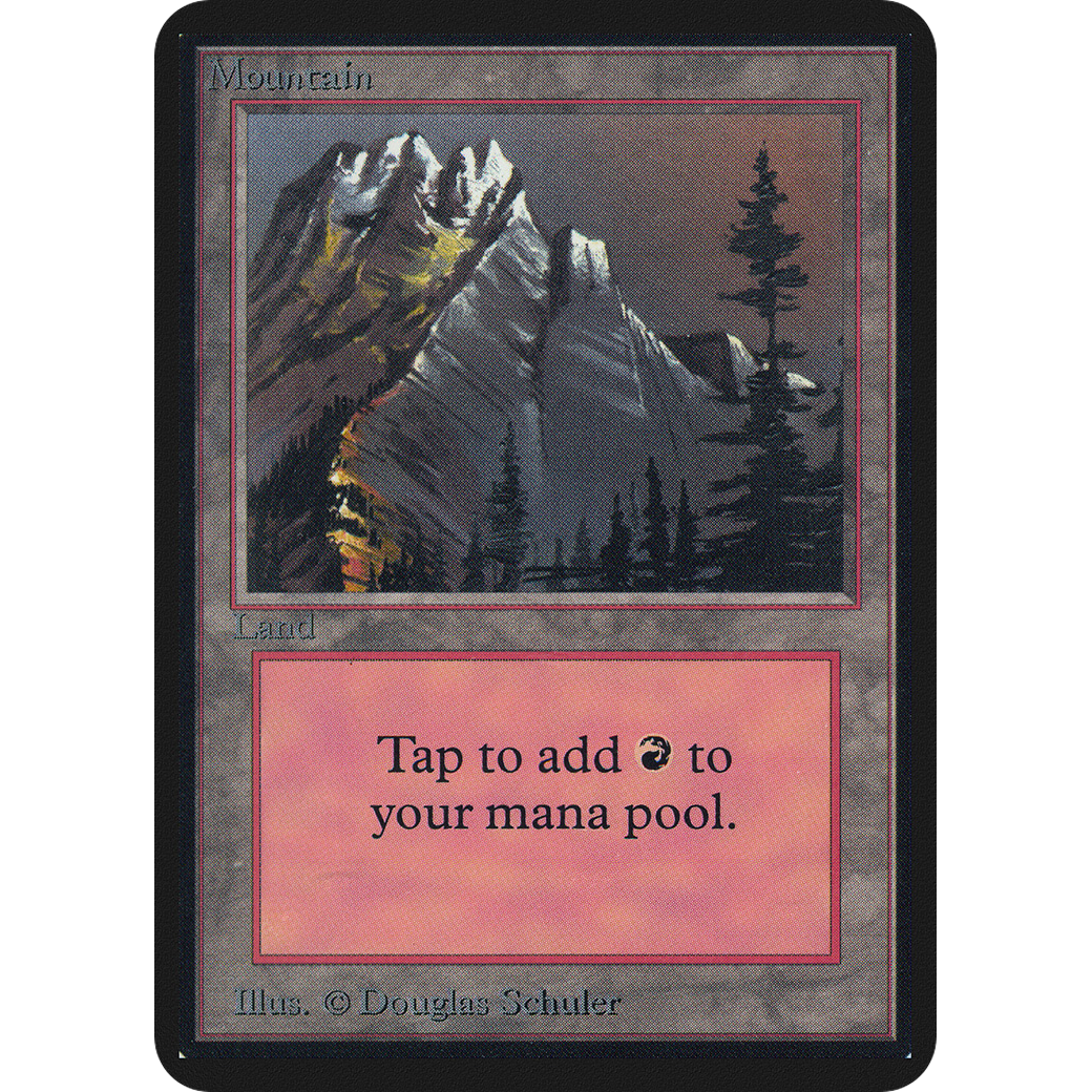MTG mountain 山 基本土地 alpha α 5枚セット MTG mountain 山 基本 MTG mountain 山 基本土地 alpha α 5枚セット MTG mountain 山 基本