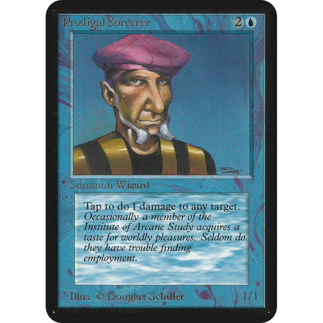 MTG Singles - Prodigal Sorcerer - Alpha - NM