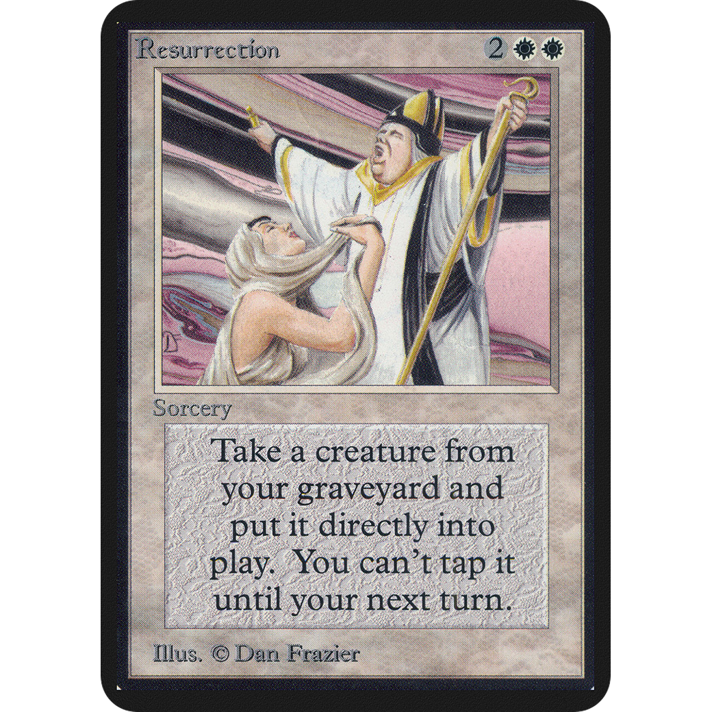 MTG Singles - Resurrection - Alpha - NM